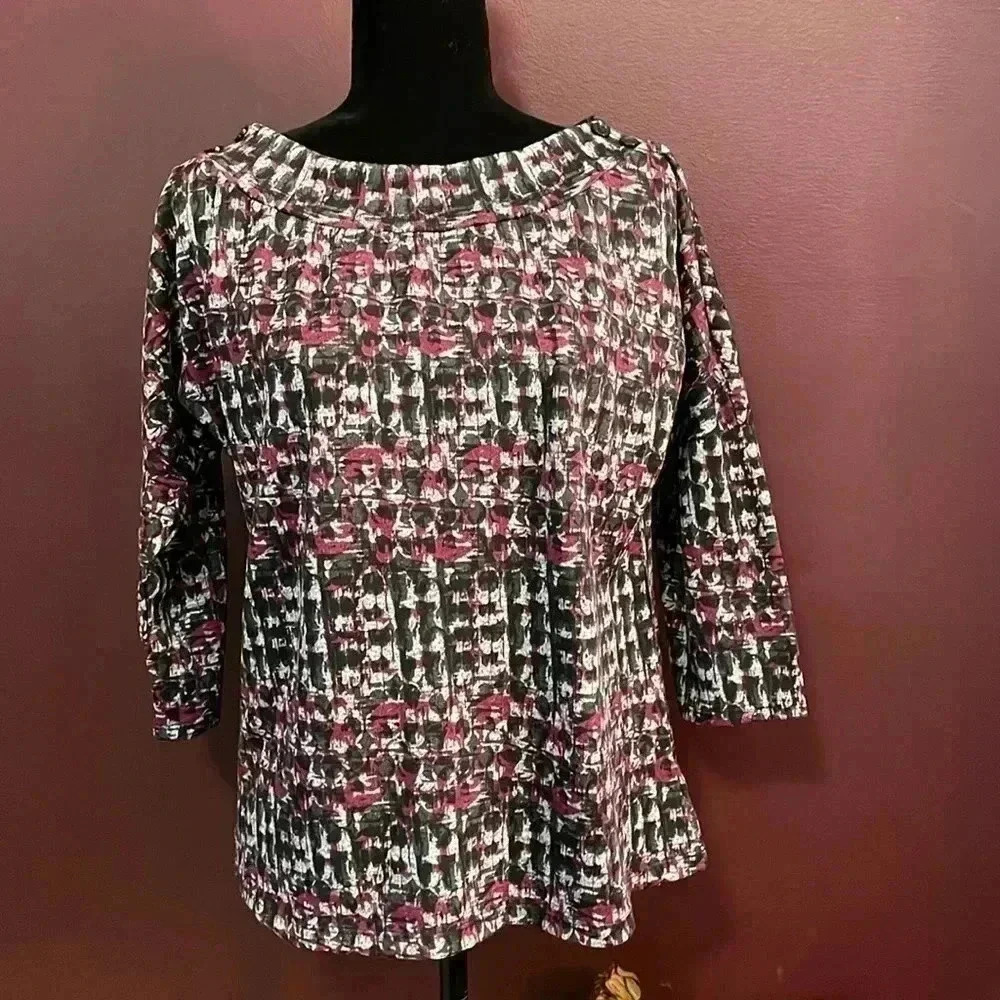 AB Studio 3/4 Sleeve Size Large Top